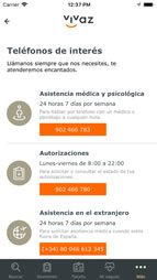 Accede a nuestros teléfonos cuando lo necesites