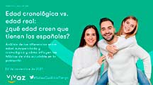 Edad cronológica vs. edad real: ¿qué edad creen que tienen los españoles?